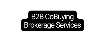 B2B CoBuying Brokerage Services